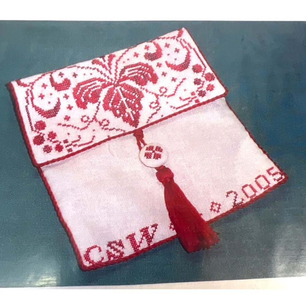 Colonial Coverlet Bag Cross-Stitch Pattern By Carolina House Designs